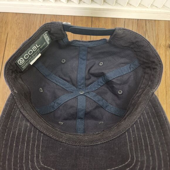 Coal The Hauler Low Cord Corduroy Snapback Hat Cap Charcoal Gray Seattle Outdoor - Picture 9 of 10